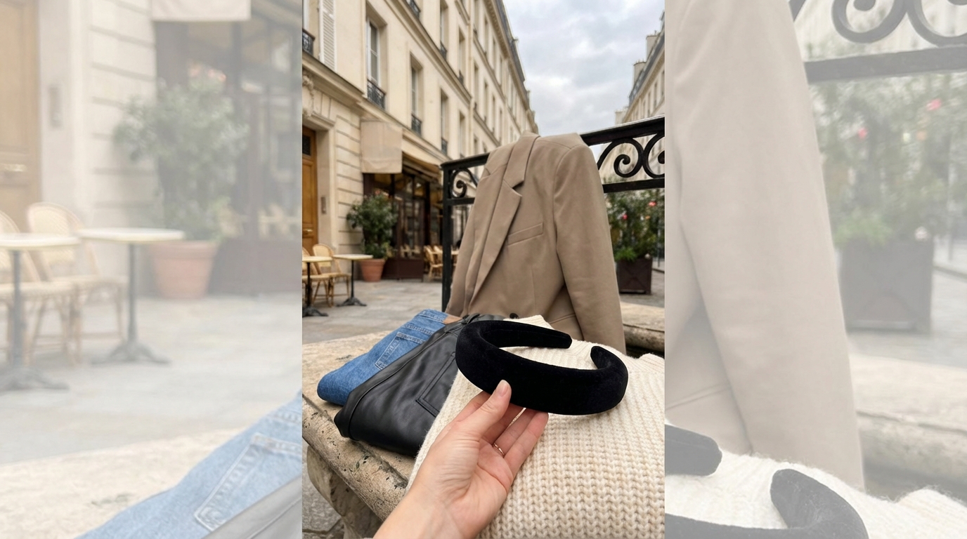 Cheveux en vrac le matin ? Cet accessoire en velours oublié transforme votre coiffure en 10 secondes