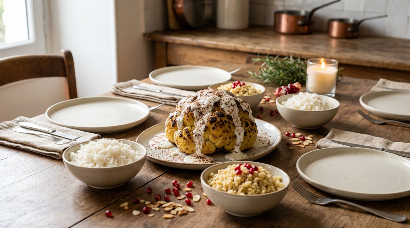 Chou-fleur rôti entier : cette recette d’hiver ultra simple va vous faire oublier la viande au dîner