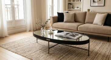 Conforama : cette table basse ovale noire à 249 € affole les fans de déco, mais il va falloir faire vite