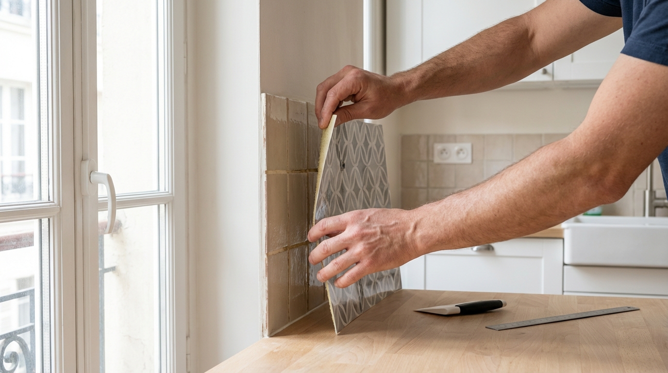 Cuisine : locataires ou non, arrêtez de percer vos murs, cette solution adhésive la relooke en quelques gestes