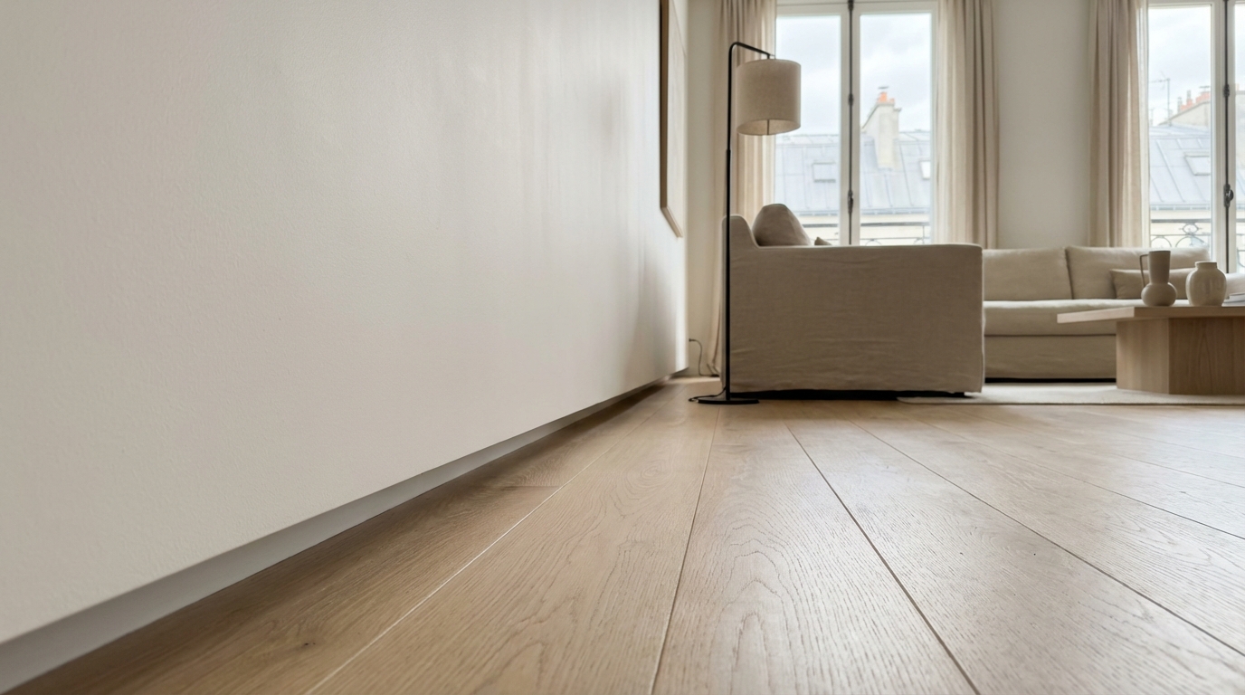 En 2026, ne posez plus de plinthes : ce détail au ras du sol que choisissent les architectes pour un intérieur chic