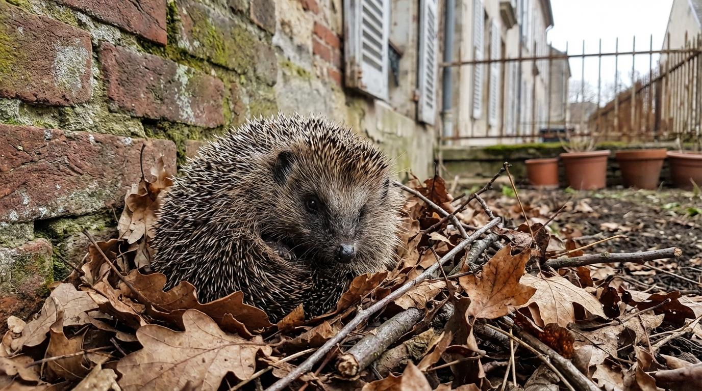 En ville, les hérissons s&rsquo;effondrent : ce coin oublié à garder dans votre jardin citadin pourrait tous les sauver