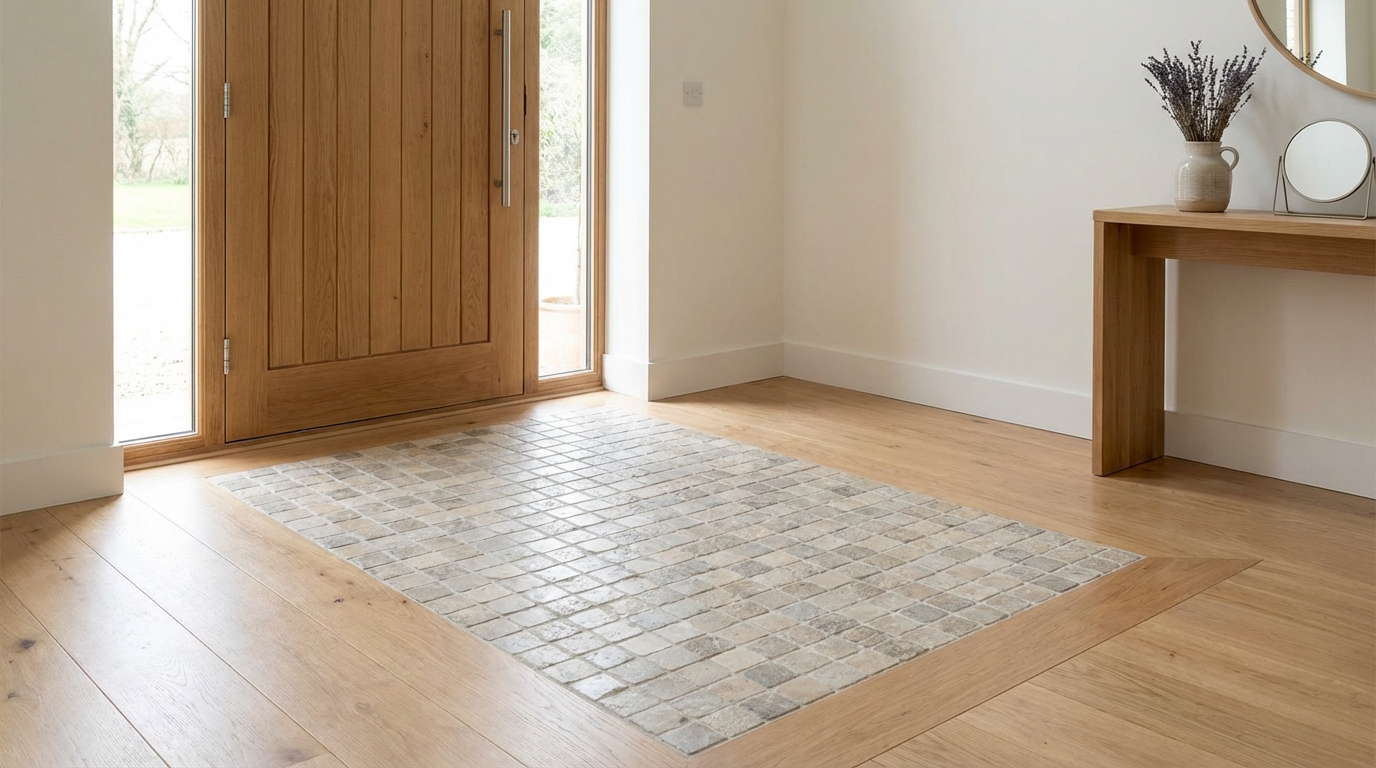 Entrée : si vous avez encore un paillasson, cette surface minimaliste encastrée va vous faire tout changer