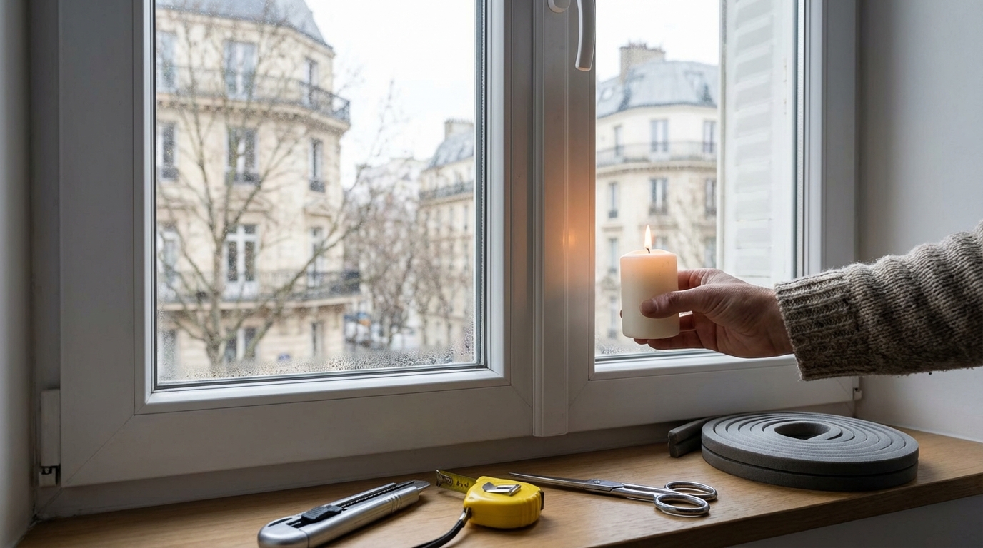 Fenêtres qui laissent passer l’air : ne touchez plus au « mode hiver » et faites ce geste pour stopper les courants d’air
