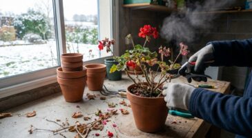 Géraniums de balcon : ce geste de janvier que les jardiniers oublient et qui déclenche une floraison avant le printemps