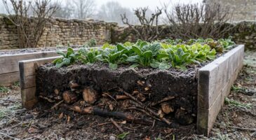 Ils cachent un matériau surprenant sous leurs légumes : cette astuce méconnue change tout au potager d’hiver