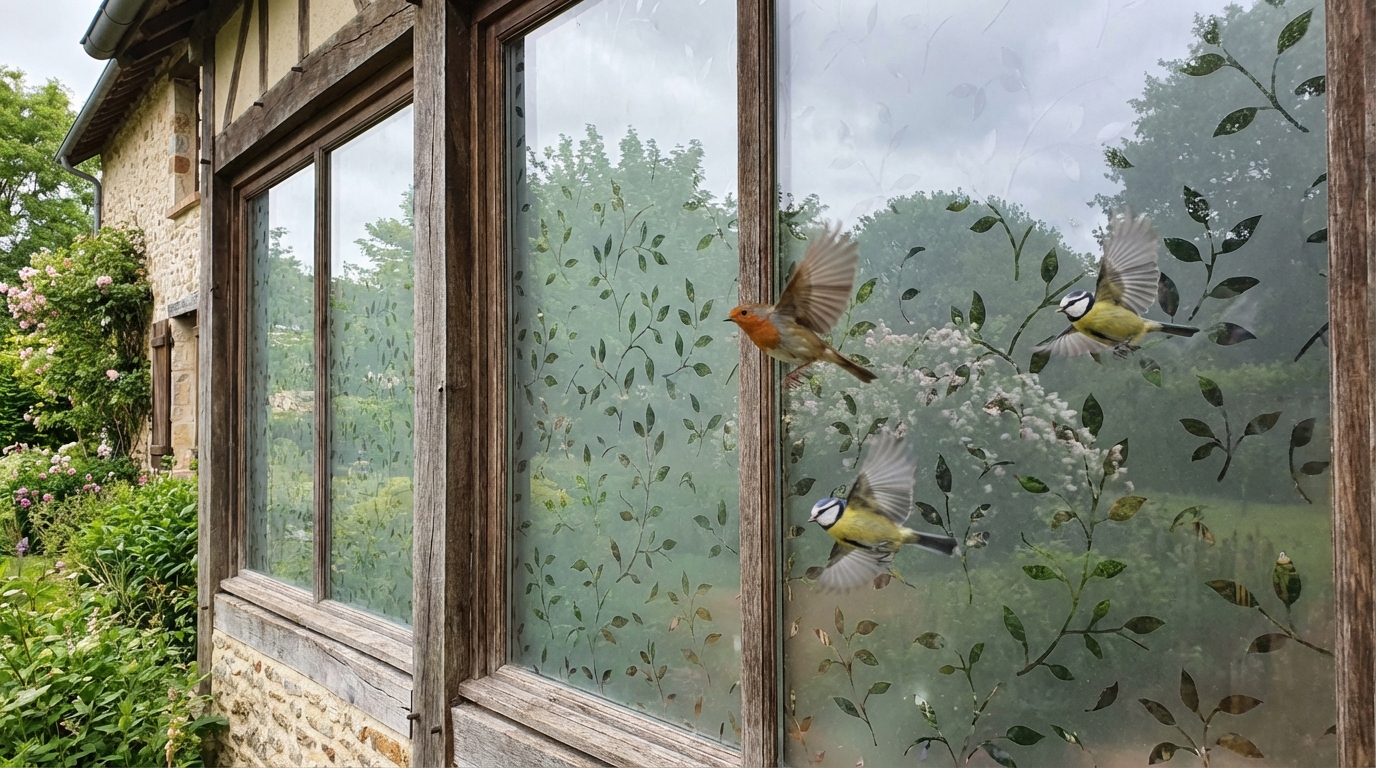 Impacts d’oiseaux sur vos vitres : cette règle méconnue est la seule façon de les stopper vraiment