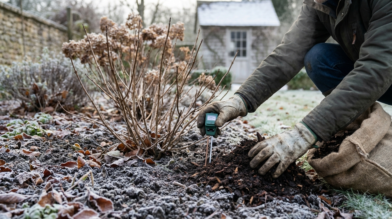Janvier décide déjà de la couleur de vos hortensias : ces 4 gestes méconnus à faire tout de suite au pied de l’arbuste