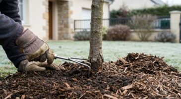 Jardin : ce geste discret à faire en janvier au pied des arbres et arbustes change la floraison du printemps