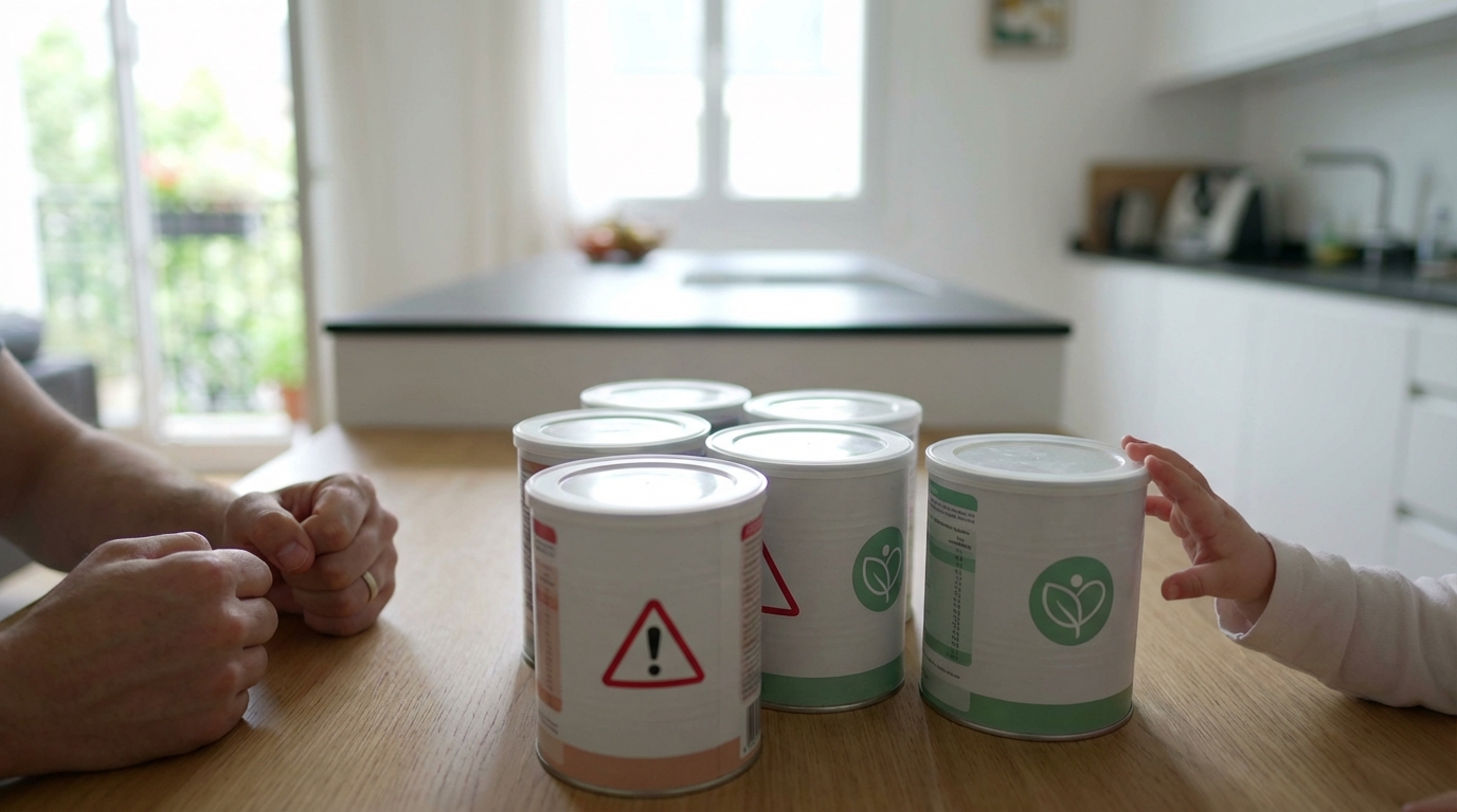 Laits infantiles contaminés : voici la liste des formules sûres validées par les pédiatres pour protéger votre bébé