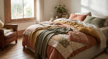 Linge de lit : en 2026, fini les parures assorties, cette nouvelle règle vue dans les intérieurs stylés s’impose