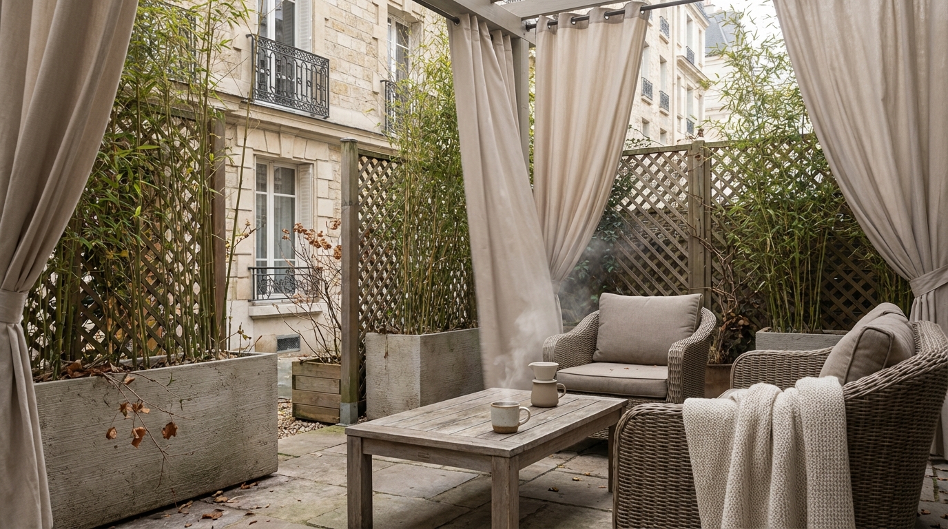 Marre du voisin qui voit tout ? Ces 6 astuces transforment votre jardin en refuge discret dès ce week-end