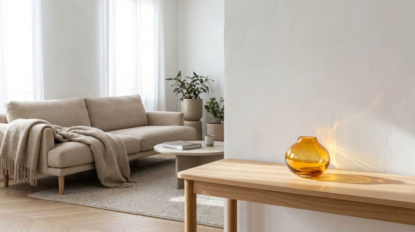 N&rsquo;achetez rien pour votre salon avant de voir ce petit objet déco en verre ambré à 6,99 € chez La Foir&rsquo;Fouille en 2026