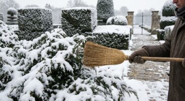 Neige annoncée : ce geste avec un simple balai à faire dès les premiers flocons pour sauver vos massifs