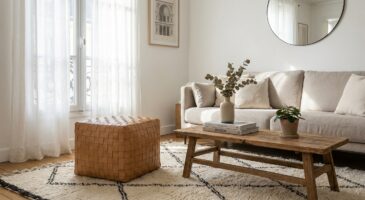 Oubliez les fauteuils encombrants : cet accessoire en cuir à 64 € chez Maisons du Monde sauve votre salon