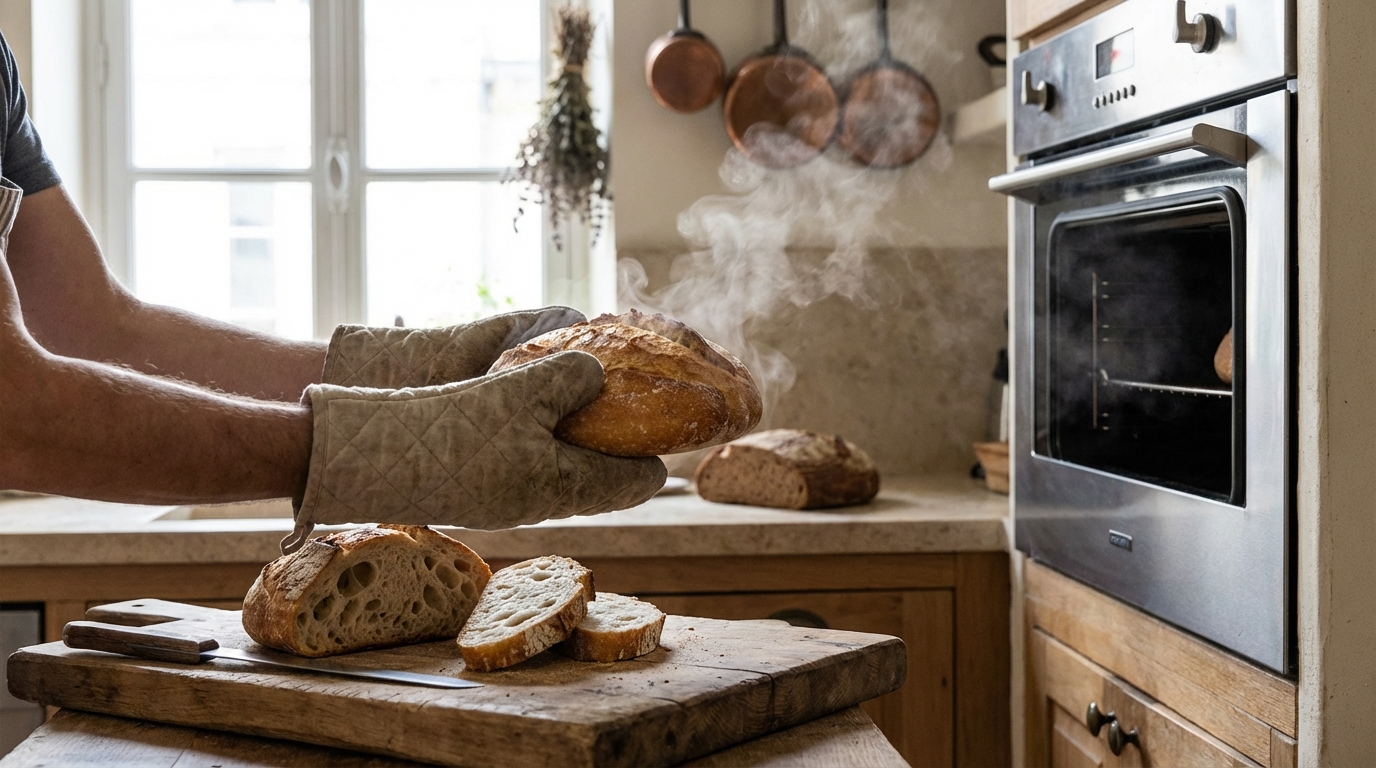 Pain maison : si votre miche reste compacte ou durcit, ce geste de boulanger méconnu change tout