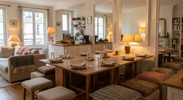 Petit appart : ces gestes malins qui transforment 30 m² en grande tablée, arrêtez de renoncer aux soirées