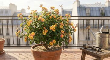 Planté en janvier, cet arbuste de balcon méconnu affronte les canicules en fleurs, presque sans un seul arrosage