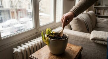 Plantes d&rsquo;intérieur aux feuilles jaunes : ce simple ustensile en bois de votre cuisine peut encore sauver vos plantes