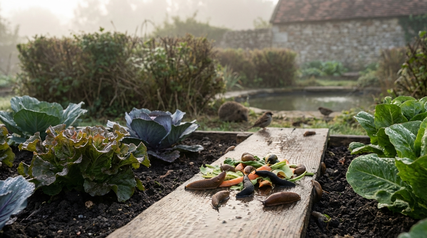 Potager dévasté par les limaces : cette méthode inattendue les a tenues à distance sans poison chimique ce printemps
