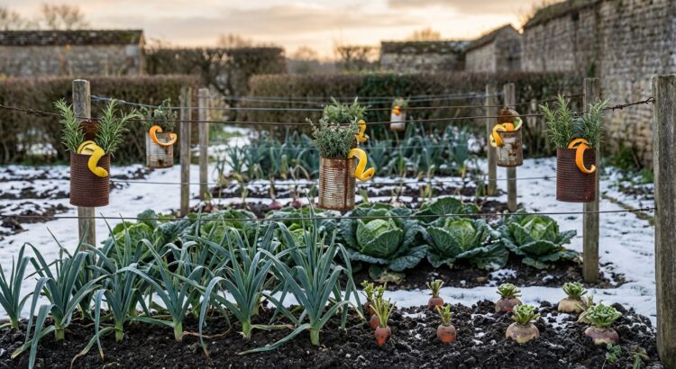 Potager d’hiver : ce déchet de cuisine quasi gratuit protège mieux vos salades que vos pièges à limaces