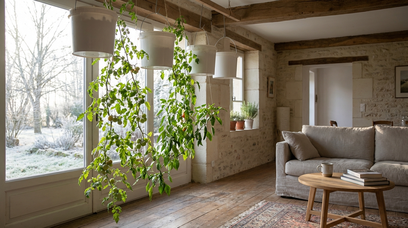 Potager d’intérieur : cette culture inversée méconnue peut vous faire récolter des légumes en plein mois de janvier