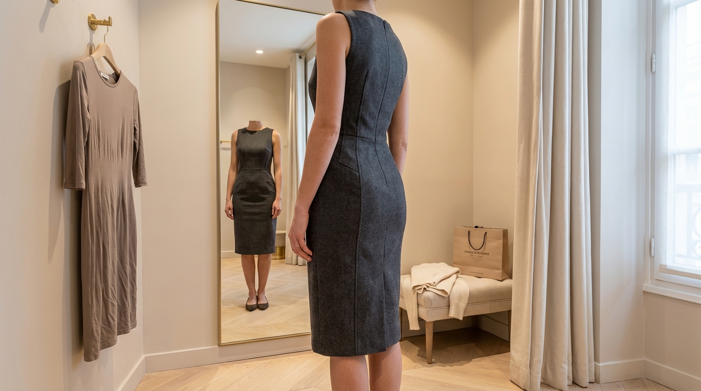 Robes moulantes qui boudinent : ce détail ignoré sabote votre silhouette (et ce n’est pas votre ventre)