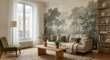 Salon : ce décor mural géant qu’on adore ou qu’on déteste va s’imposer en 2026, attention au faux‑pas