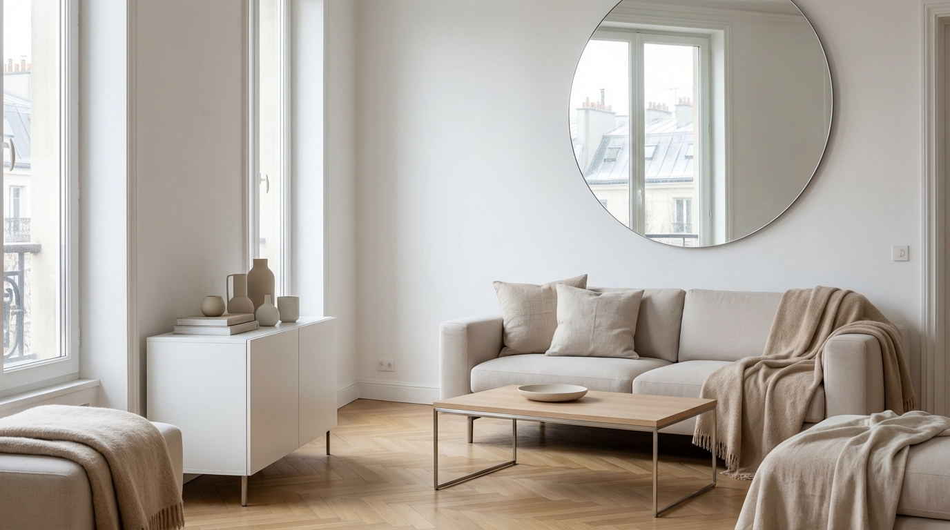 Salon étroit : cette règle d&rsquo;or que tout le monde oublie agrandit la pièce sans travaux ni gros budget