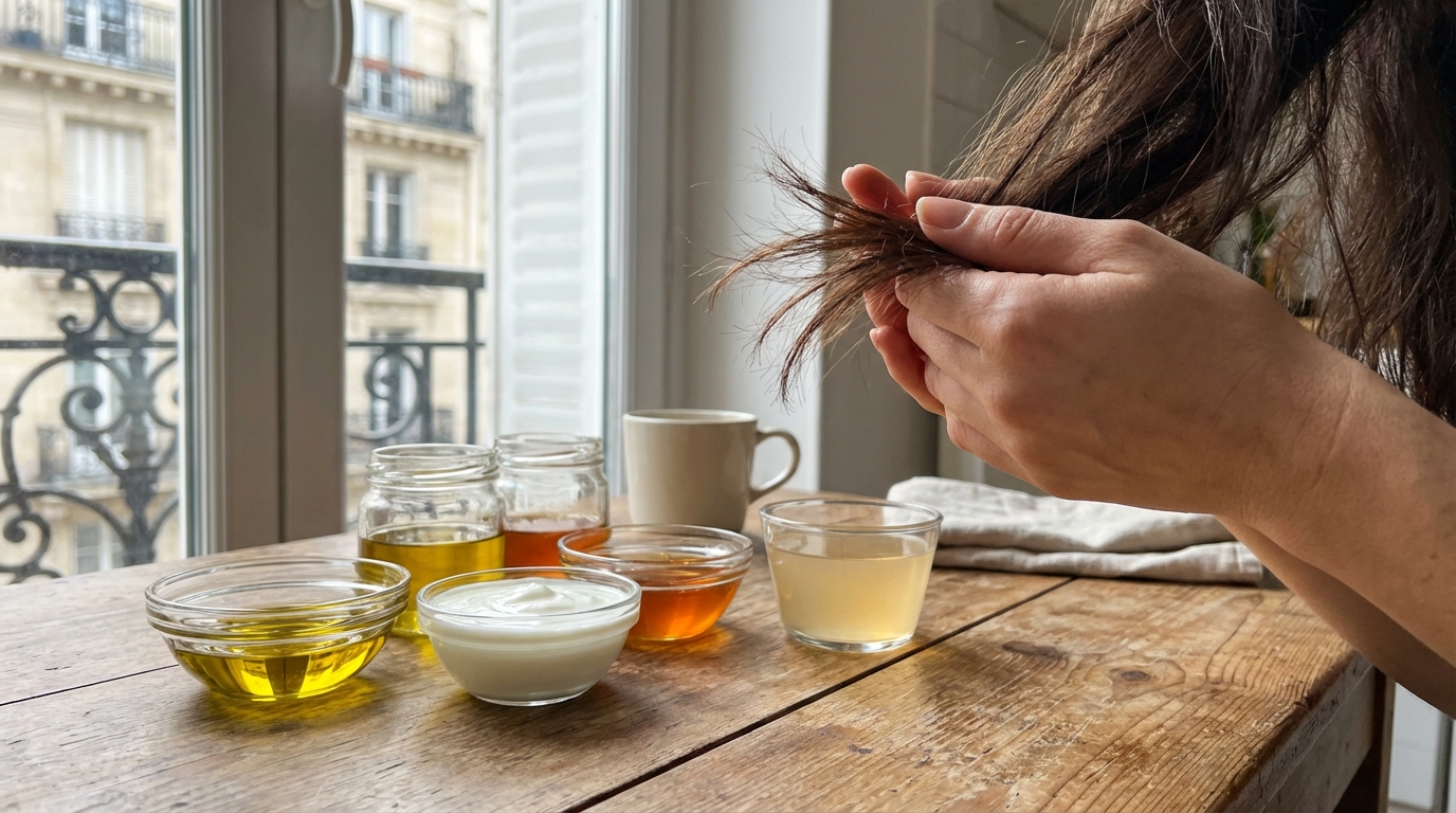 Si vos cheveux cassent au moindre geste, ces 3 ingrédients déjà dans votre cuisine peuvent tout changer en 2 semaines