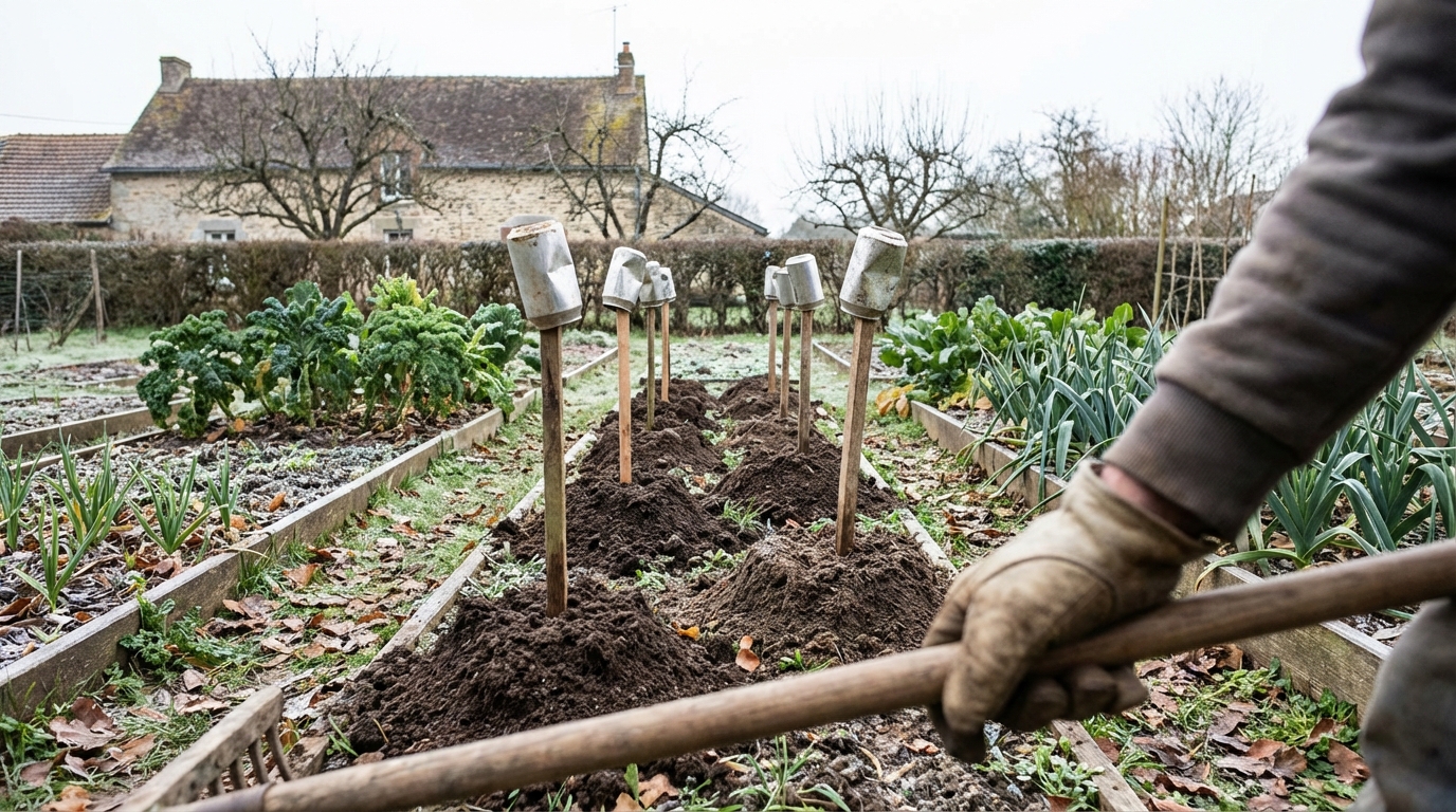 Si votre potager est ravagé par les taupinières, cette petite boîte en métal va tout changer sans un produit chimique