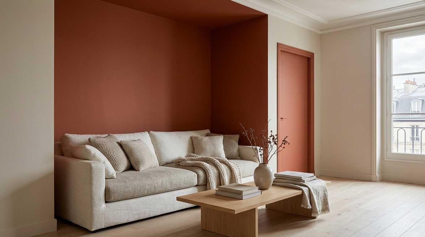 Tendance peinture 2026 : ce mur coloré qu&rsquo;on a tous chez nous est dépassé, la nouvelle astuce cocooning surprend