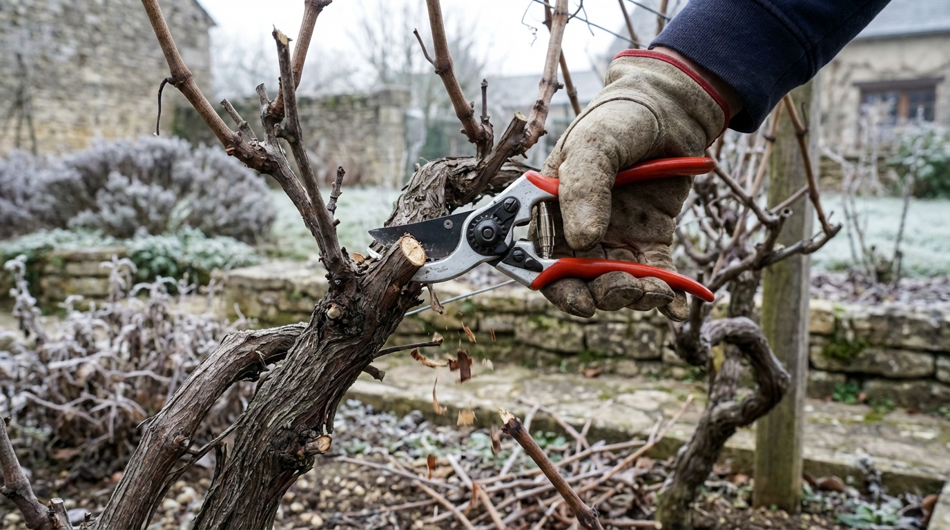 Vigne non taillée en janvier : cette erreur que vous paierez l&rsquo;été, mais ces gestes peuvent encore sauver votre récolte