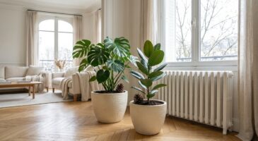 Vous arrosez vos plantes d’intérieur au hasard en hiver ? Cette astuce avec cet objet sous les sapins évite les dégâts