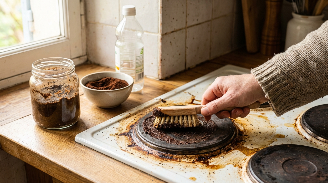 Vous jetez encore ce reste de petit-déjeuner ? Ce mélange maison nettoie mieux que vos produits chers