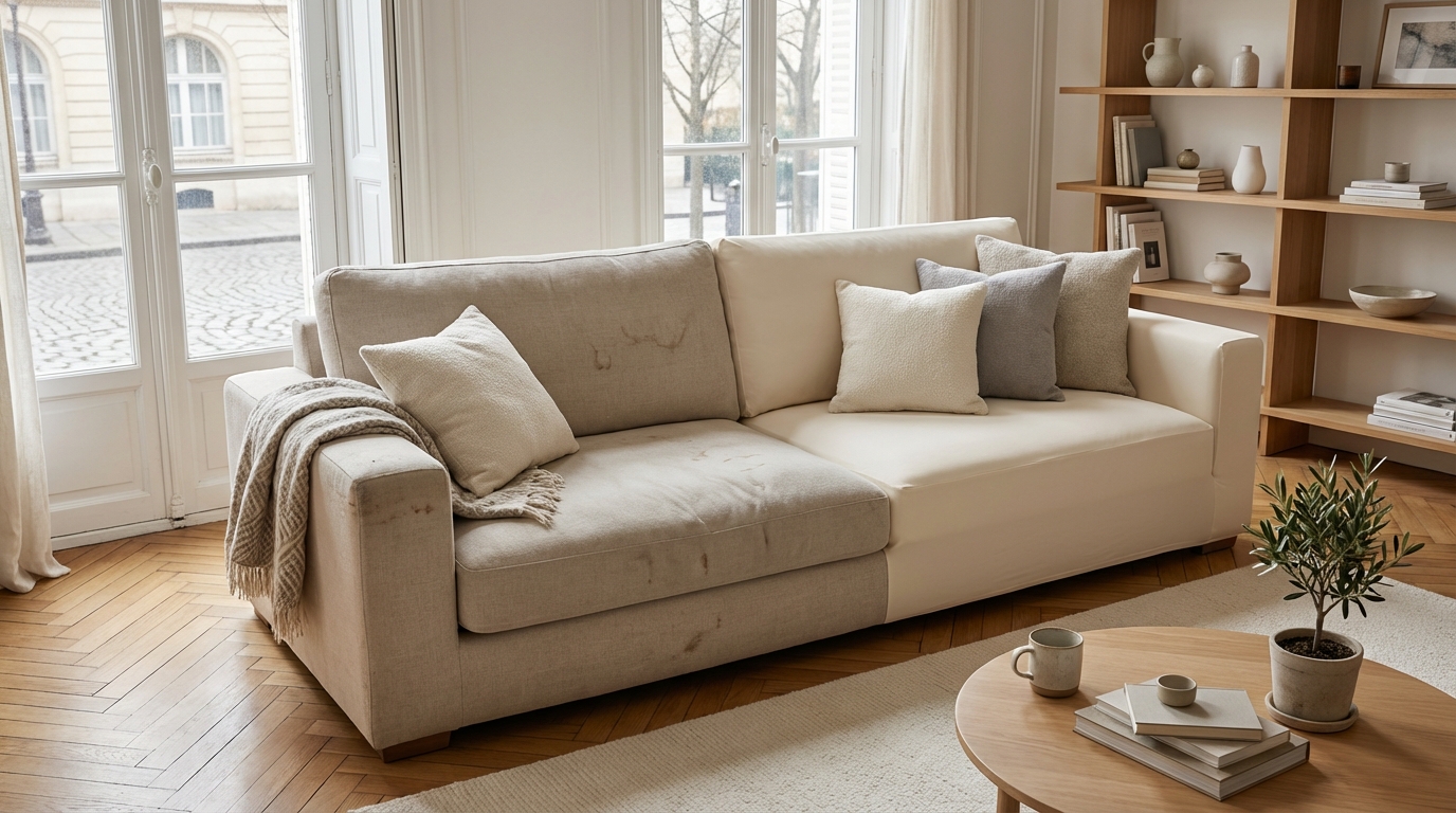 Vous pouvez acheter le plus beau canapé du monde : sans cette protection discrète, il vieillira à vue d&rsquo;œil