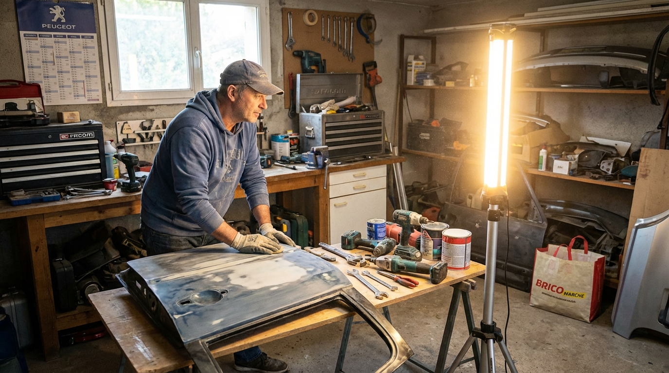 À moins de 50 € chez Lidl, cette lampe de chantier en promo que les pros utilisent transforme votre atelier