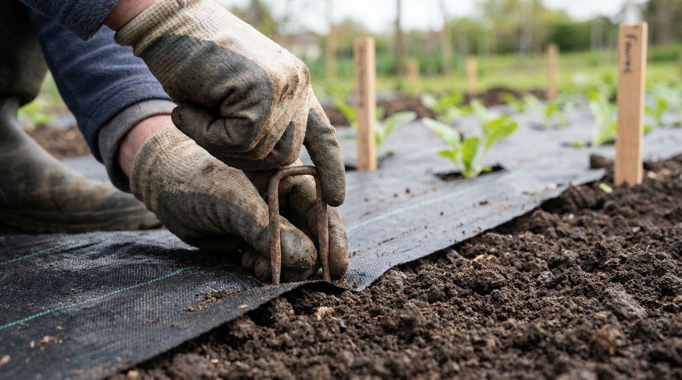 Action : ce petit accessoire de jardin à moins de 2 € fixe enfin votre paillage avant que le vent ne ruine tout