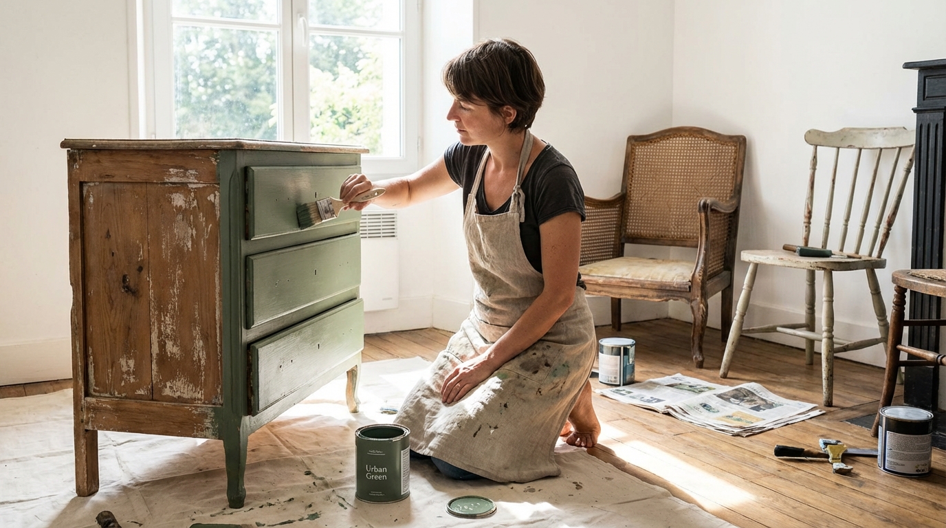 Action : ce petit pot de peinture à 8 € qui fait oublier l’achat de meubles neufs en un seul week-end