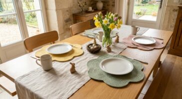 Action : ce set de table fleuri à moins de 2 € fait oublier la grisaille, mais il risque de partir très vite