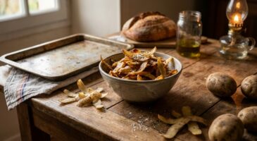 Arrêtez de jeter ces épluchures : cette recette express anti-gaspi en fait des snacks d’apéro ultra croustillants