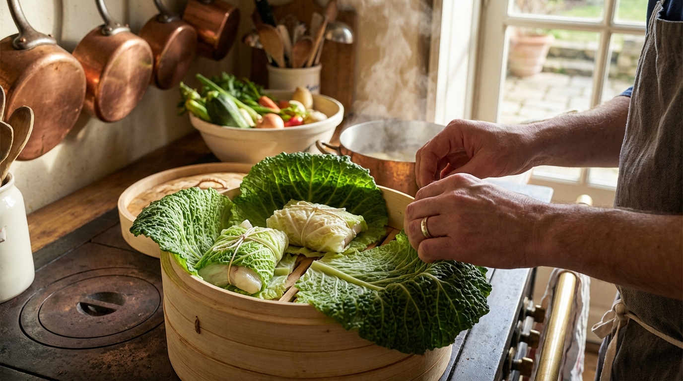 Arrêtez de jeter cette partie du chou : les cuisiniers japonais l’utilisent comme papier aluminium