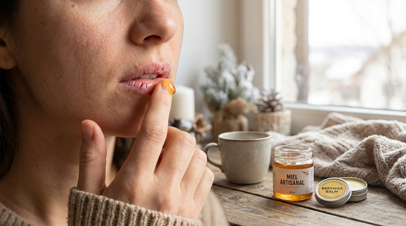 Arrêtez de souffrir avec vos lèvres gercées : ces 3 soins au miel vont les sauver sans passer par la pharmacie