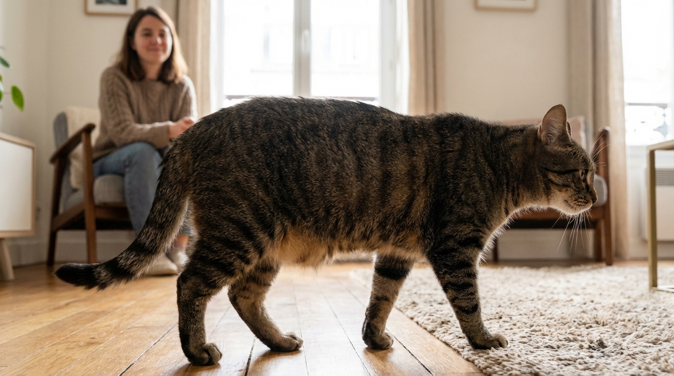 Attention, cette peau qui pend sous le ventre de votre chat n’est pas du gras : ce secret vétérinaire va vous surprendre