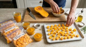 Butternut : crue ou cuite, en dés ou en purée, cette méthode de congélation évite de tout gâcher
