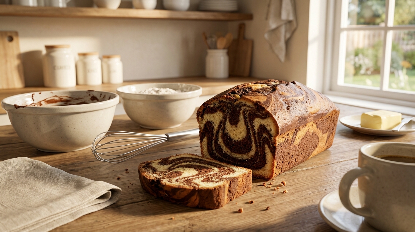 Cake marbré parfait : depuis que j’utilise cette méthode à deux bols, je ne sors plus mon robot pâtissier