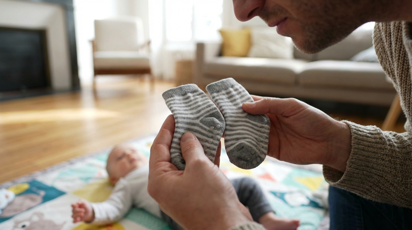 Carrefour : ces chaussettes bébé antidérapantes en rappel massif, le défaut discret qui met votre enfant en danger