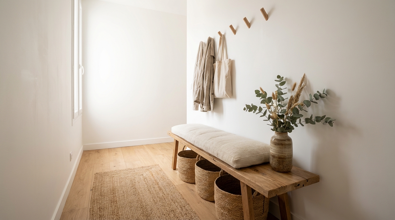 Ce banc H&M Home éco-responsable métamorphose l’entrée et son prix mini va vraiment vous surprendre