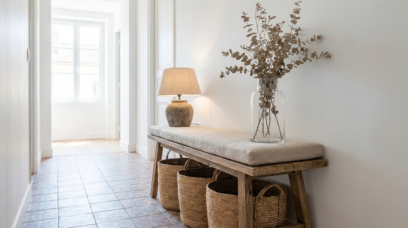 Ce banc H&M Home en bois recyclé, la petite pièce qui sauve les petits espaces sans plomber votre budget