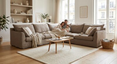 Ce canapé d’angle XXL sous les 1 000 € fait de l’ombre à un modèle IKEA dans votre salon familial